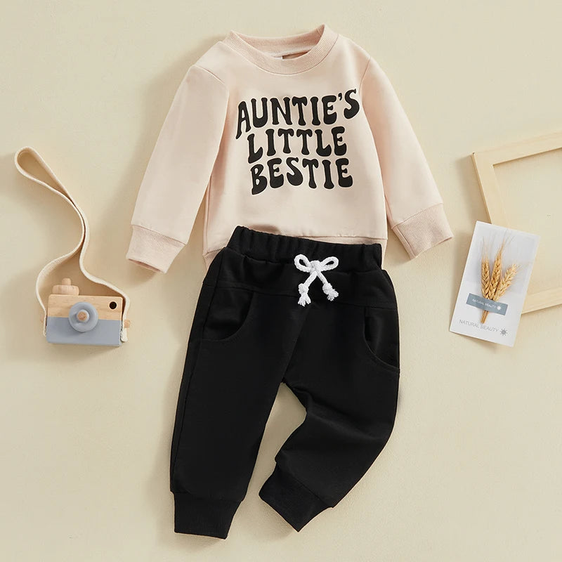 Cute Baby Boy Letter Print Outfit