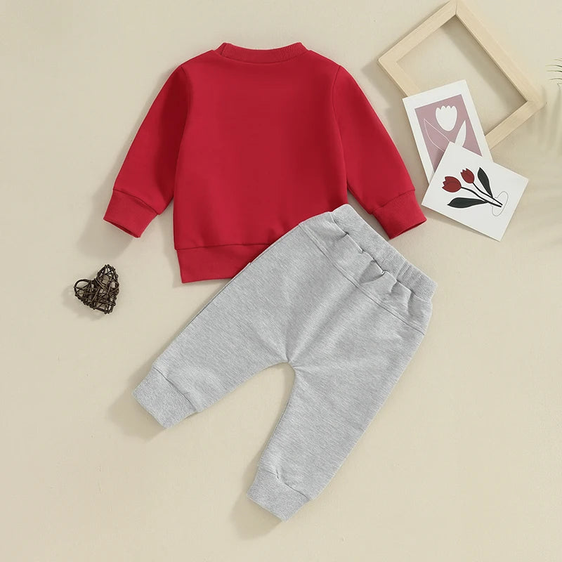 Cozy Valentine's Day Toddler Outfit