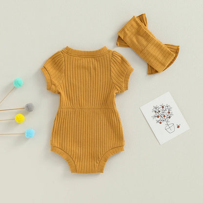 Sweet Summer Romper Set for Baby Girls