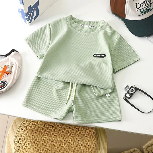 Casual Children T-Shirt & Shorts Sets