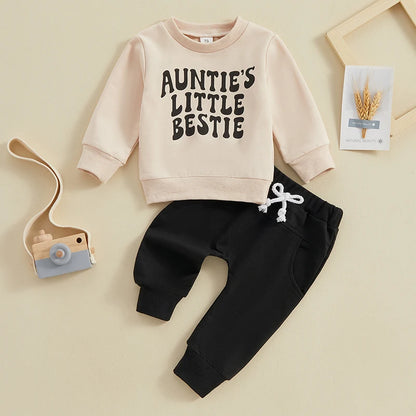 Cute Baby Boy Letter Print Outfit