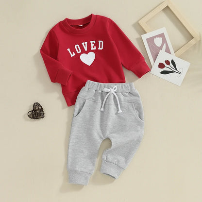 Cozy Valentine's Day Toddler Outfit