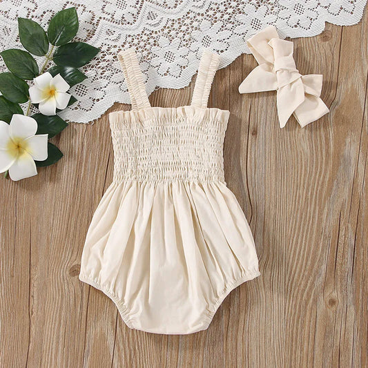 Cute Summer Baby Jumpsuit Set