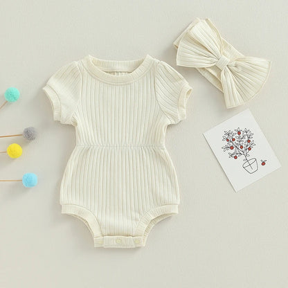 Sweet Summer Romper Set for Baby Girls