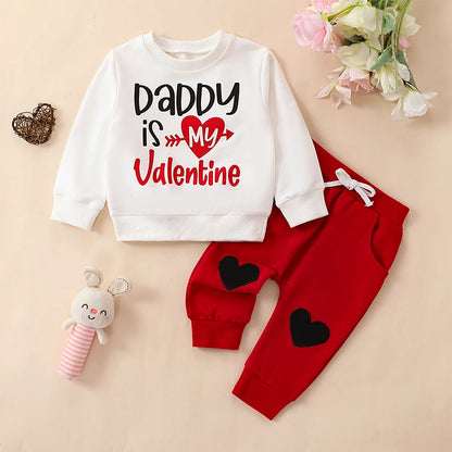 Adorable Valentine's Day Baby Outfit