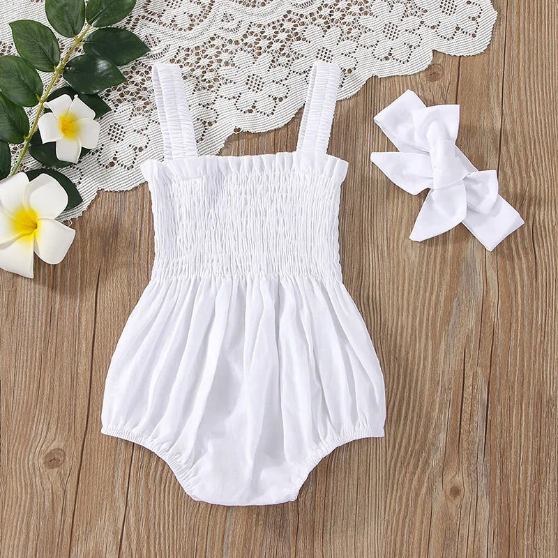 Cute Summer Baby Jumpsuit Set