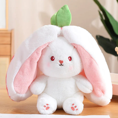 Adorable Strawberry & Carrot Rabbit Plush